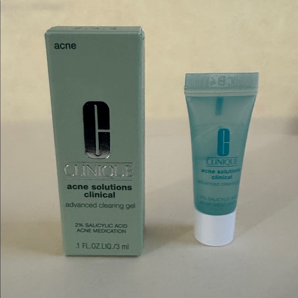 CLINIQUE Acne Solutions Clinical Advanced Clearing Gel Travel Sample Size 0.1oz - Picture 10 of 12